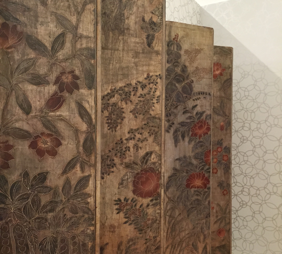 Paid of Folding Four-Panel Screens, Max Kuehne, 1930. Baltimore Museum of Art.