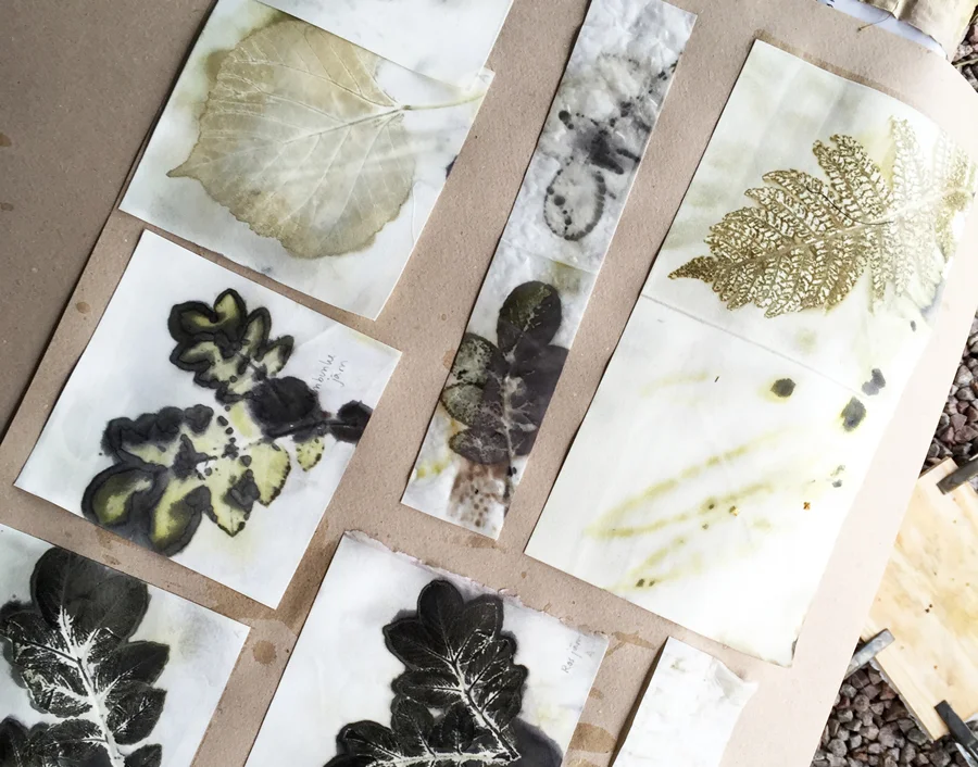 Student work on paper, Mora, Sweden