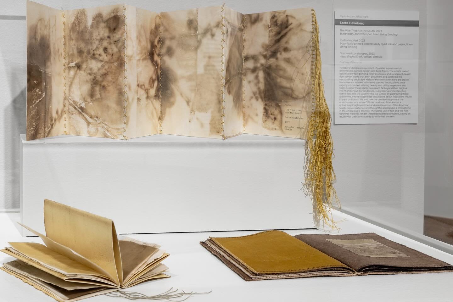 Just a few more weeks to view the exhibit &ldquo;Pulp &amp; Bind: Paper &amp; Books in Southern Appalachia at @brmuseum in Blowing Rock, NC. If you find yourself in the North Carolina mountains I highly recommend. #showantell #bookartsexhibition.
📷 