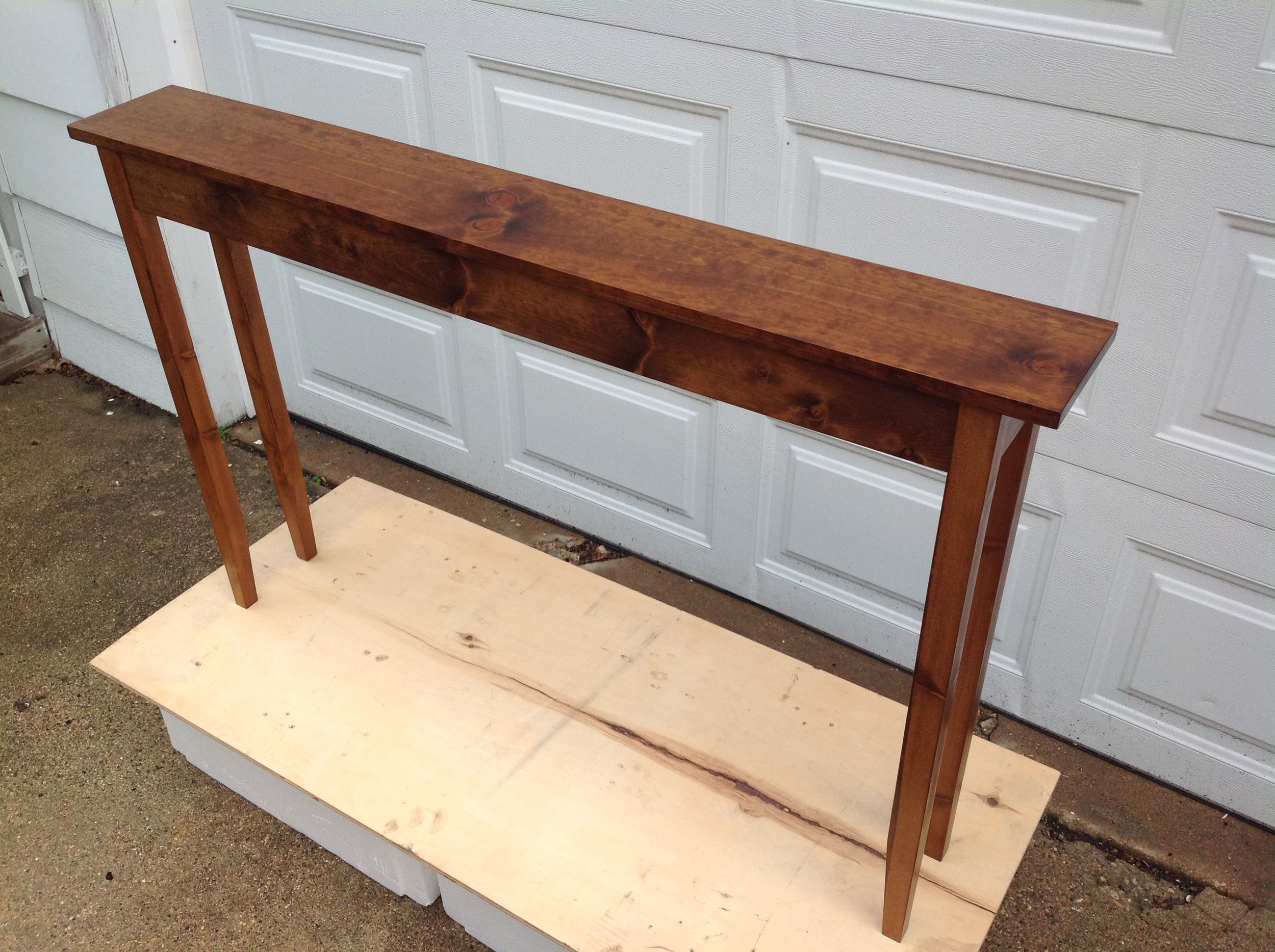 Console/Entry/Hall/Sofa Table with Tapered Legs