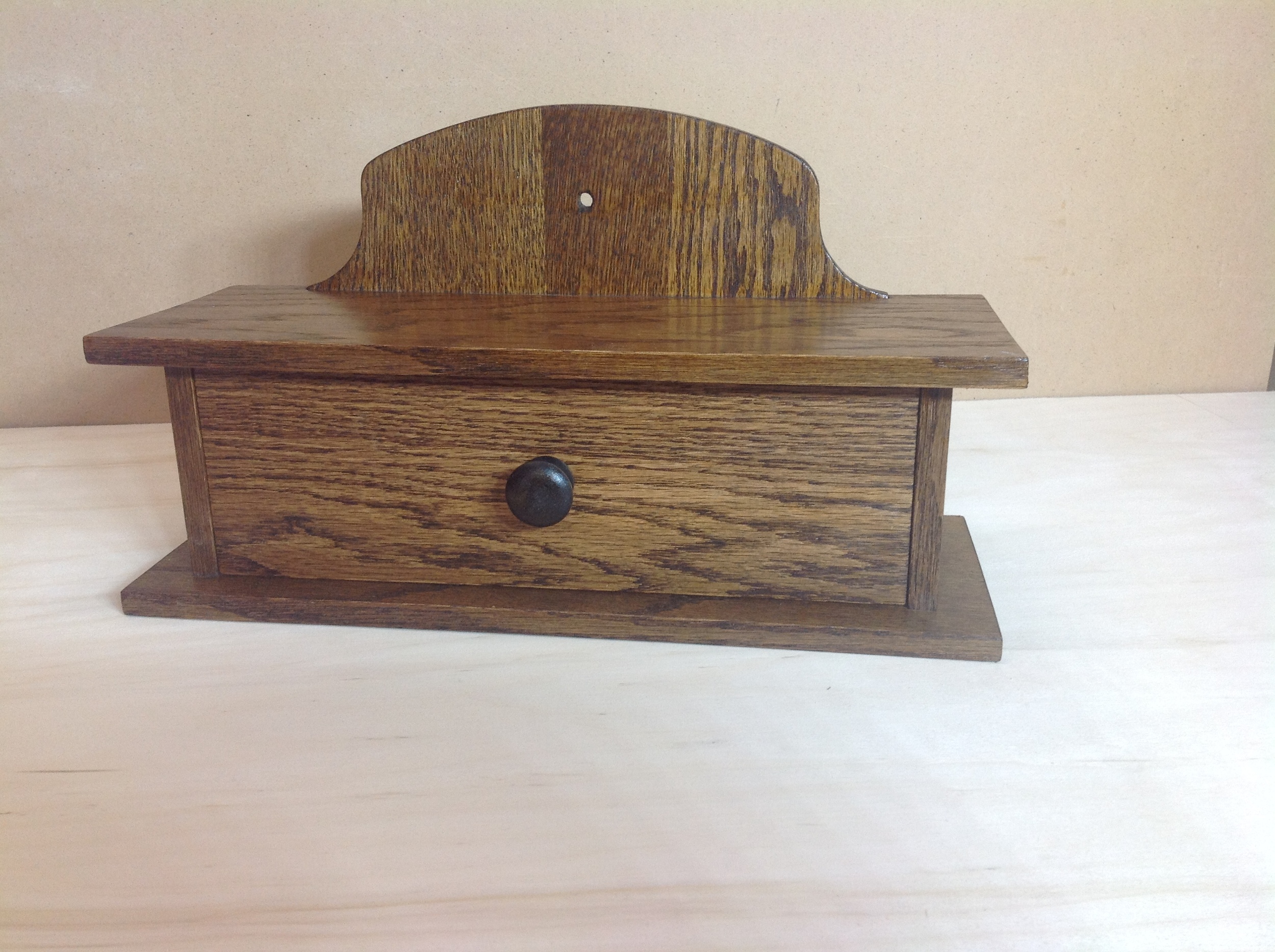 Solid pine candle box / jewelry box / storage box