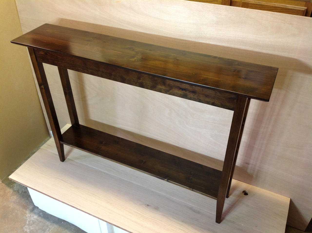 Console/Entry/Hall/Sofa Table with Tapered Legs