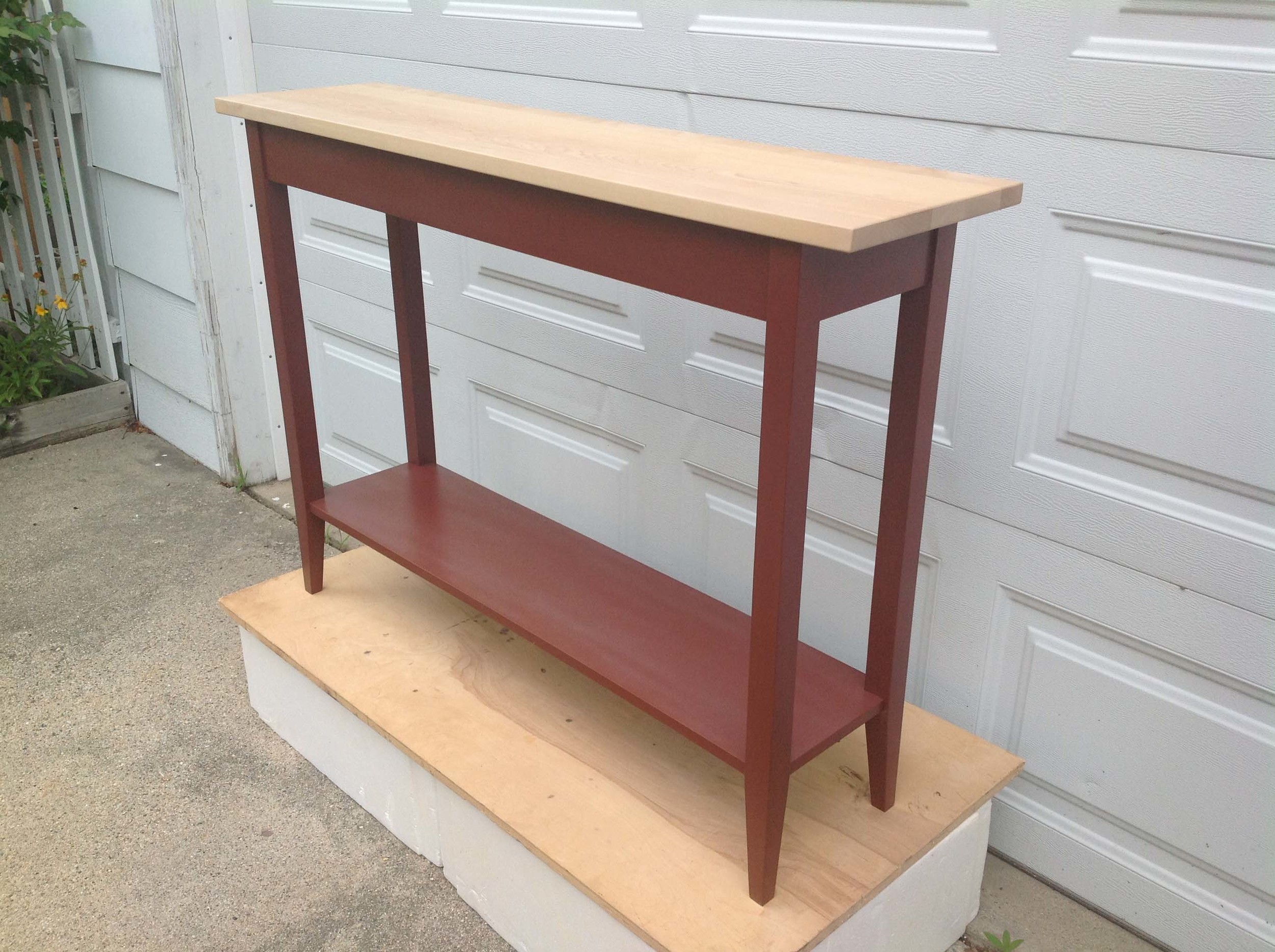 Console/Entry/Hall/Sofa Table with Tapered Legs 