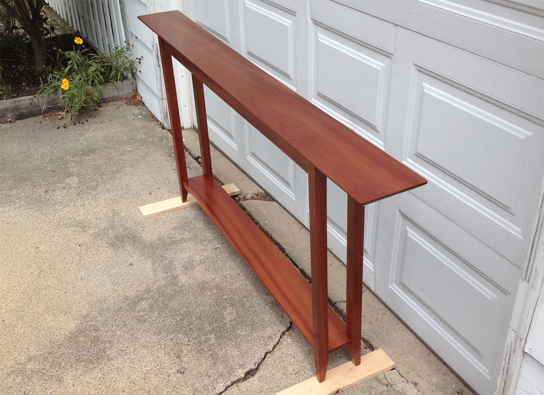 Sapele/Mahogany Console/Entry/Hall/Sofa Table