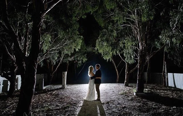Liam and Karly and some night time magic @onedayestatewines
