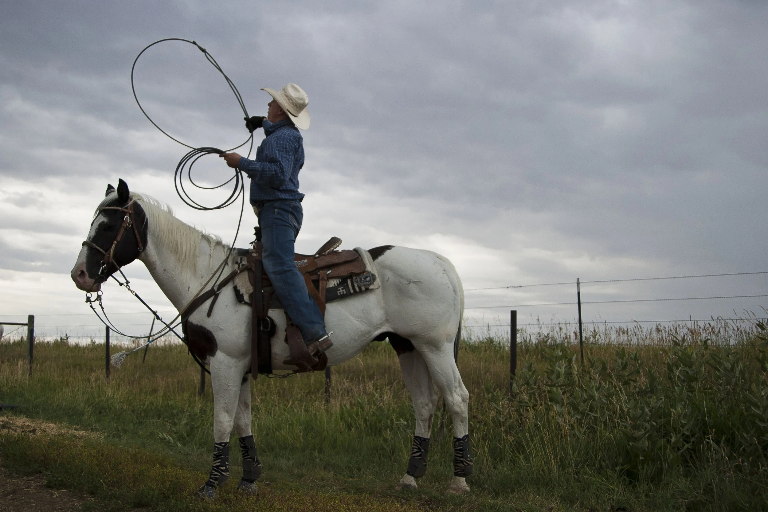 Practice. Worden, Montana