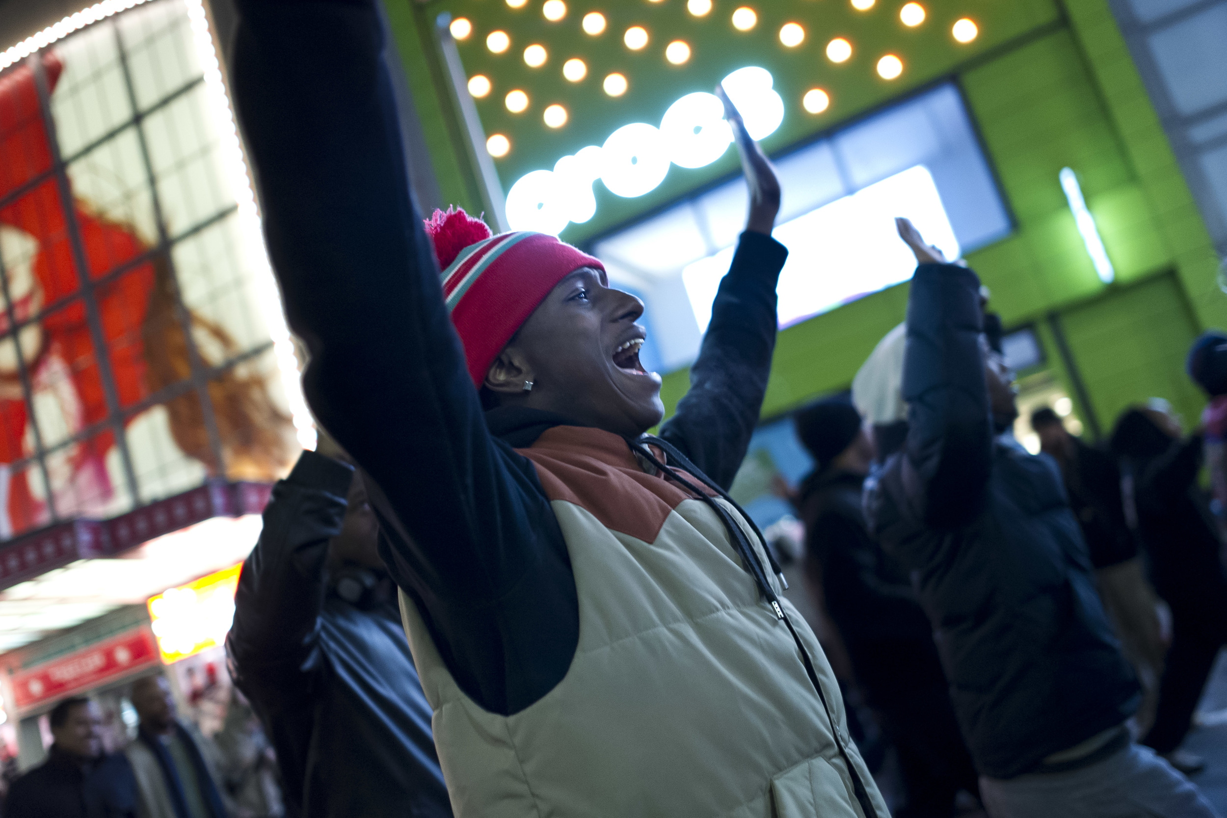  Marching on Union Square. 