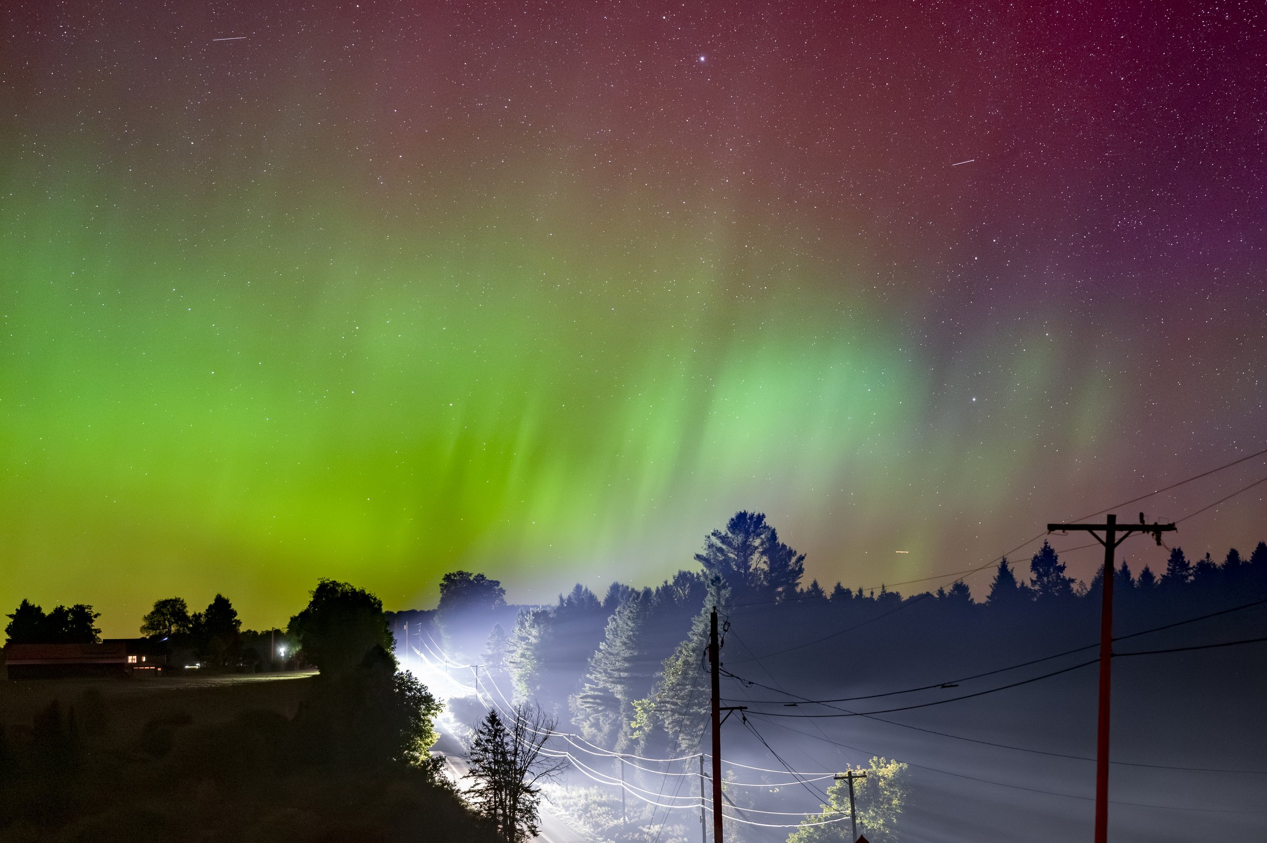  9/14/2025 | KP index: 7 | G3 Storm | East Hardwick, VT 