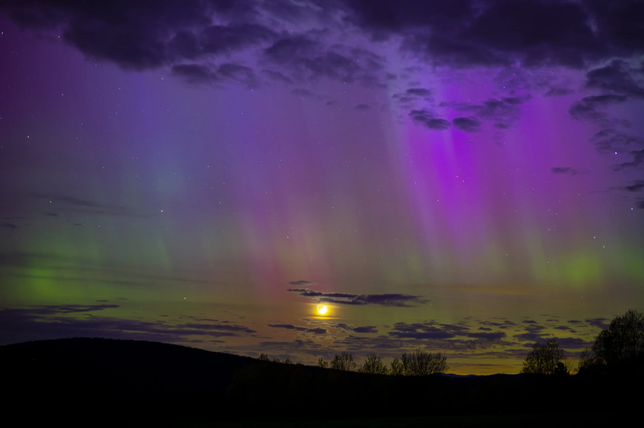  5/10/2024 | KP index: 8-9 | G5 Storm | East Hardwick, VT 