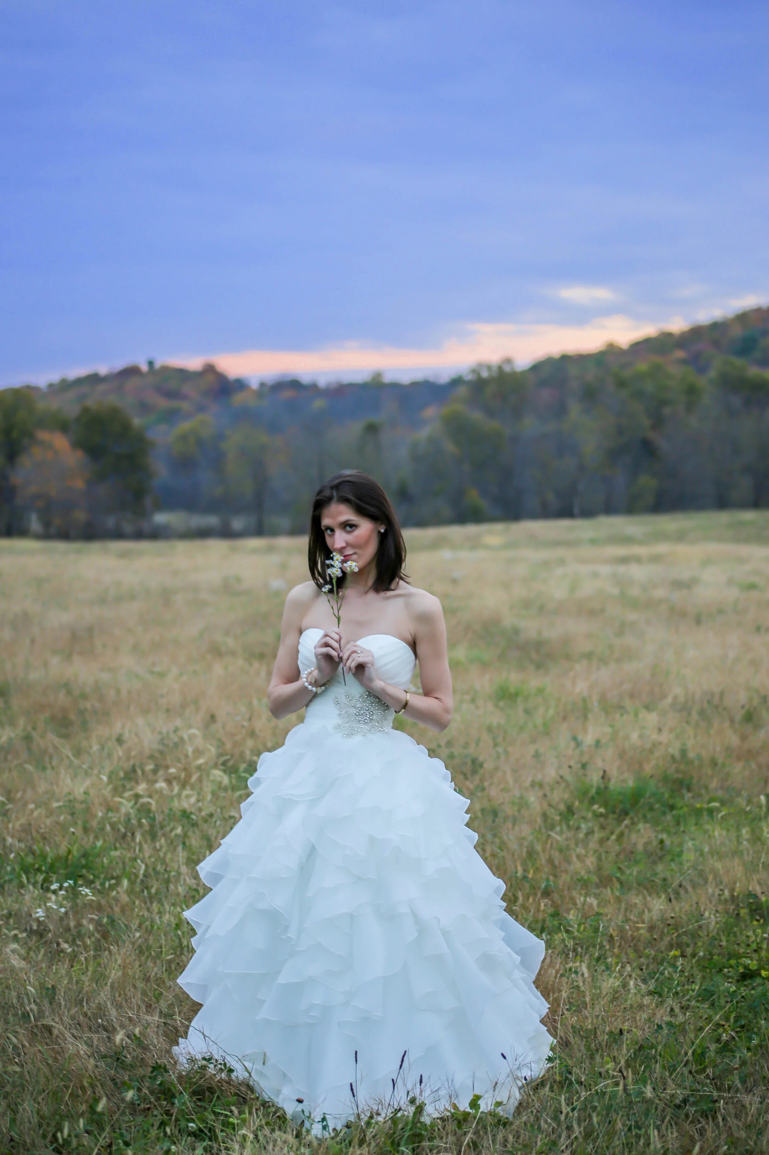 In the fields...