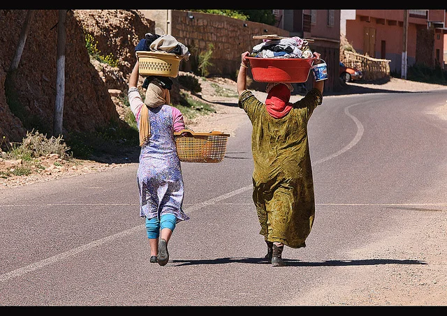 Schlepping your laundry 6 blocks will drain you, and your head.