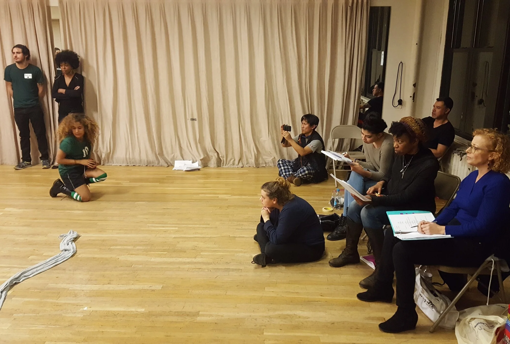 #RealLABLove Quen Latina Rehearsal Jak Cannavale, Nicole Aiken, Rocky Vega, Jill DeArmon, Jinn S Kimm, Nicole Aramal, Portia, Dave Anzuelo, Elizabeth Cannavan