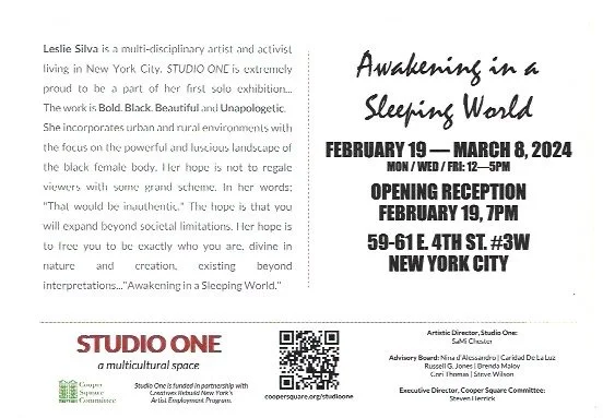 Awakening In A Sleeping World Postcard back.jpeg