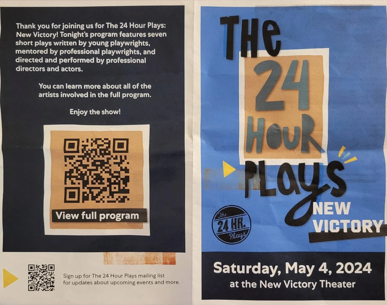 24 Hour Plays Progam Outer.jpg