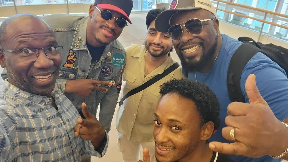 Some of the fellas from the Purple Rain Workshop