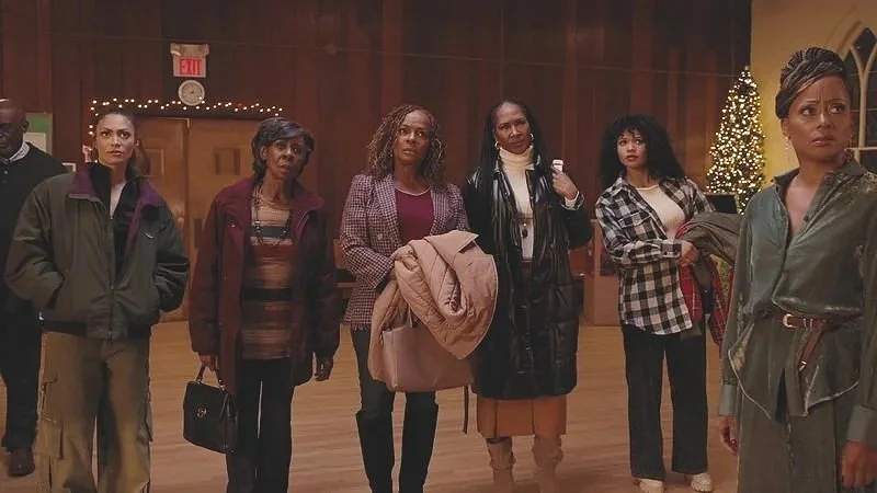 Queens of Christmas production still