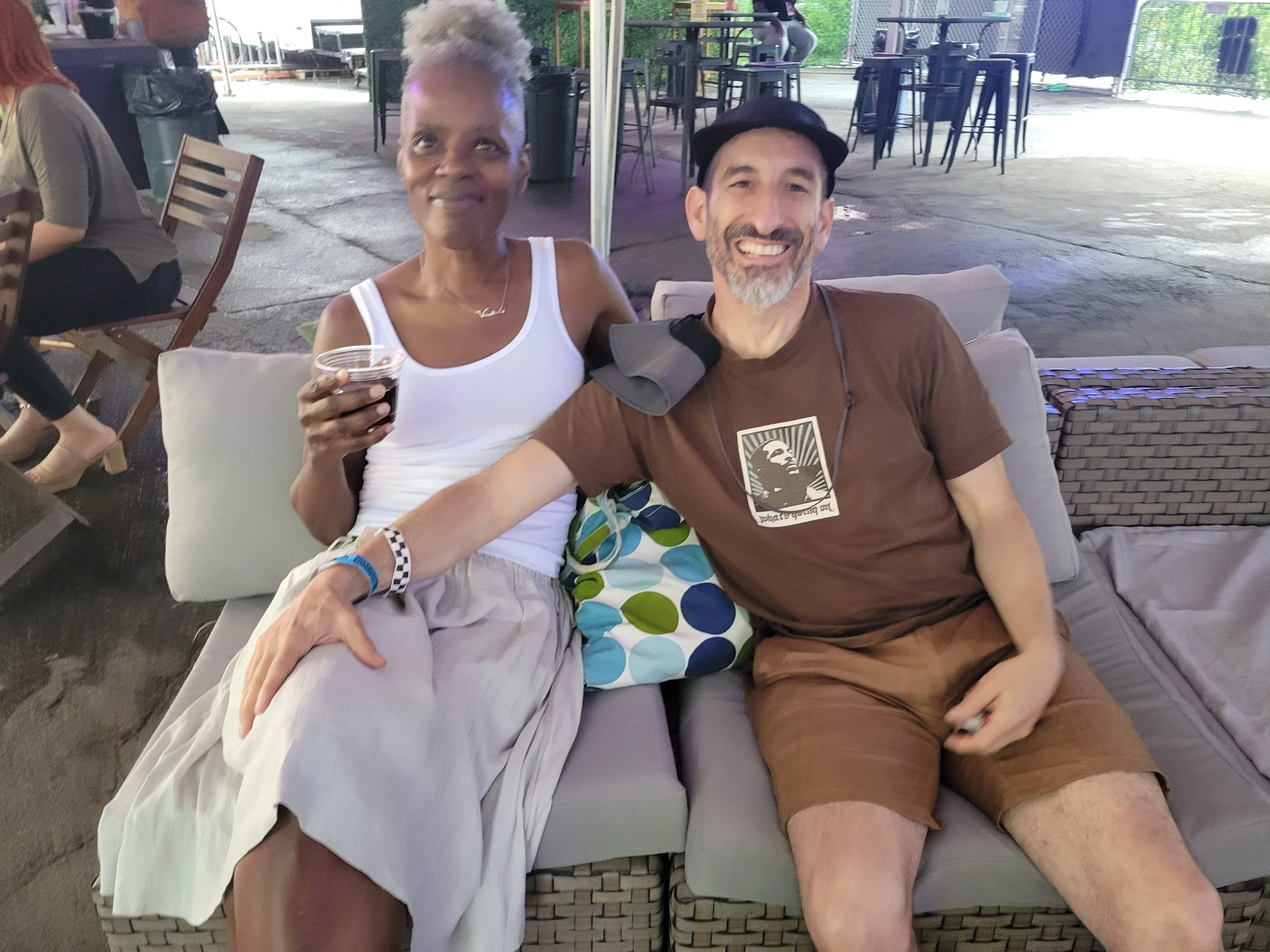 Good friends coming through