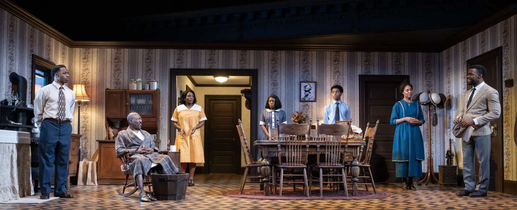 visitor from across the hall: production still