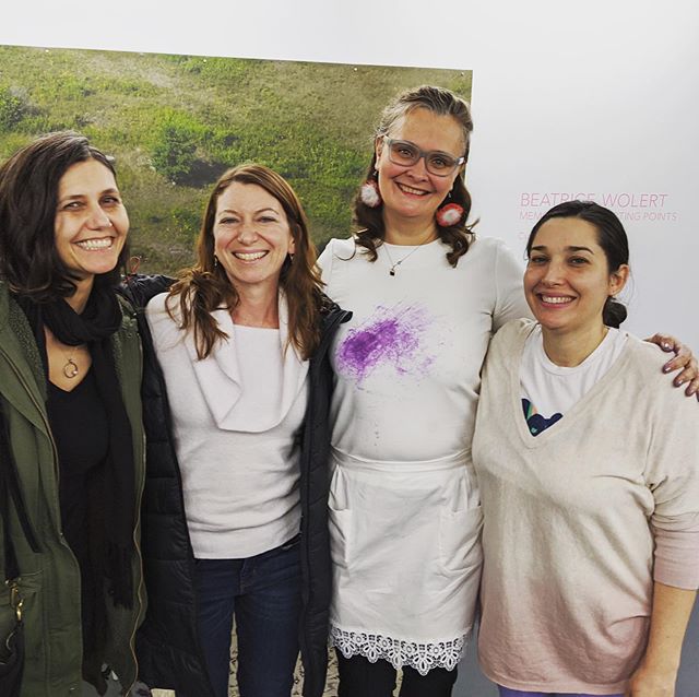 Thank you Rachel and Diana for attending my cabbage cutting performance, &ldquo;Attempt at a Memory: Grandma Cuts Cabbage 003&rdquo; yesterday @underdonk. #performanceart #contemporaryart #beawolertstudio #melissastaiger #underdonk #cabbage #purple #