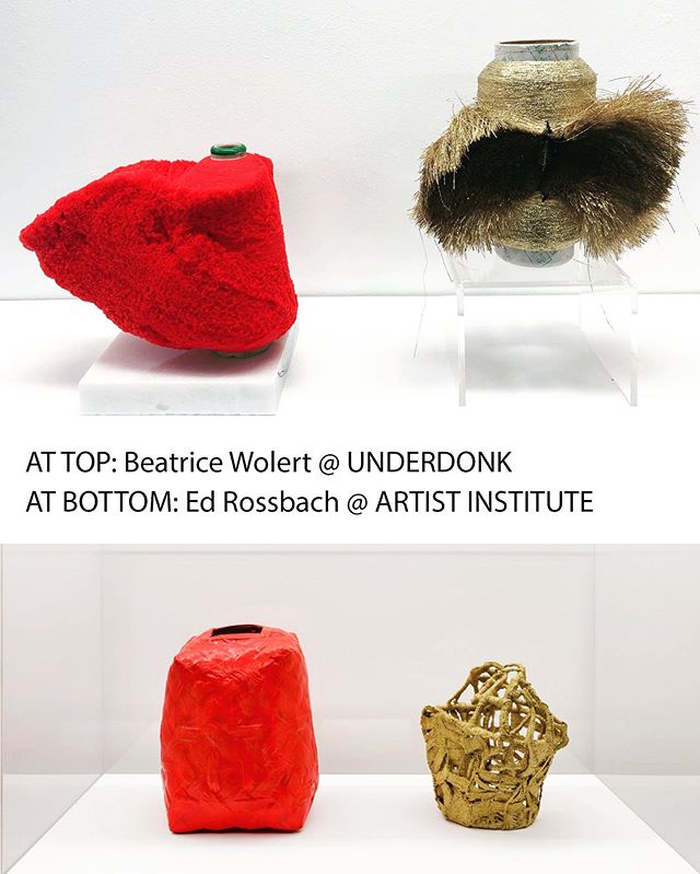 I discovered the late #edrossbach and his work on Instagram that resonates with my work. Both are currently on view, my cut industrial spools of thread and Ed Rossbach&rsquo;s baskets. See my works at #underdonk. See Ed Rossbach&rsquo;s work at #arti