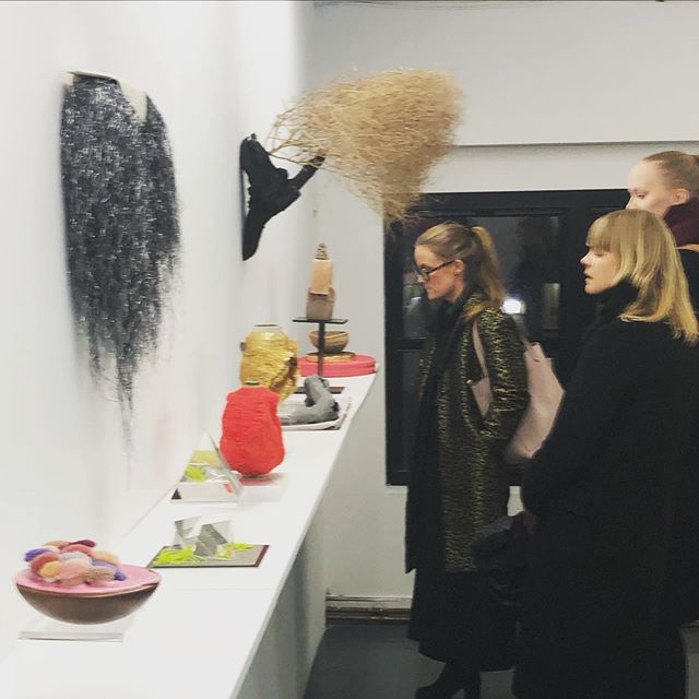 Gallery sitting for my show &ldquo;Memories Are Starting Points&rdquo; curated by Melissa Staiger today @underdonk from 1-6pm. Stop by and say hello! #underdonk #melissastaiger #contemporaryart #sculptures #nature #fiber #thread 
#beatricewolert #bea