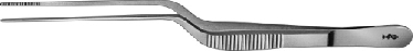 Lucae anatomische pincet bajonet shape 14cm LM0204878