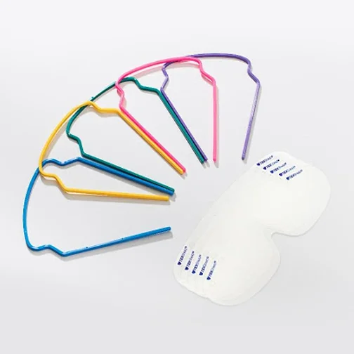TIDIShield® Assemble ‘n Go Replacement Lenses are lightweight, flexible eye shields with easy-to-use interchangeable lenses (Patent US5297298 A). Provides lightweight and colorful frames with optical grade lenses for clarity Reusable frames for use with 9211-100