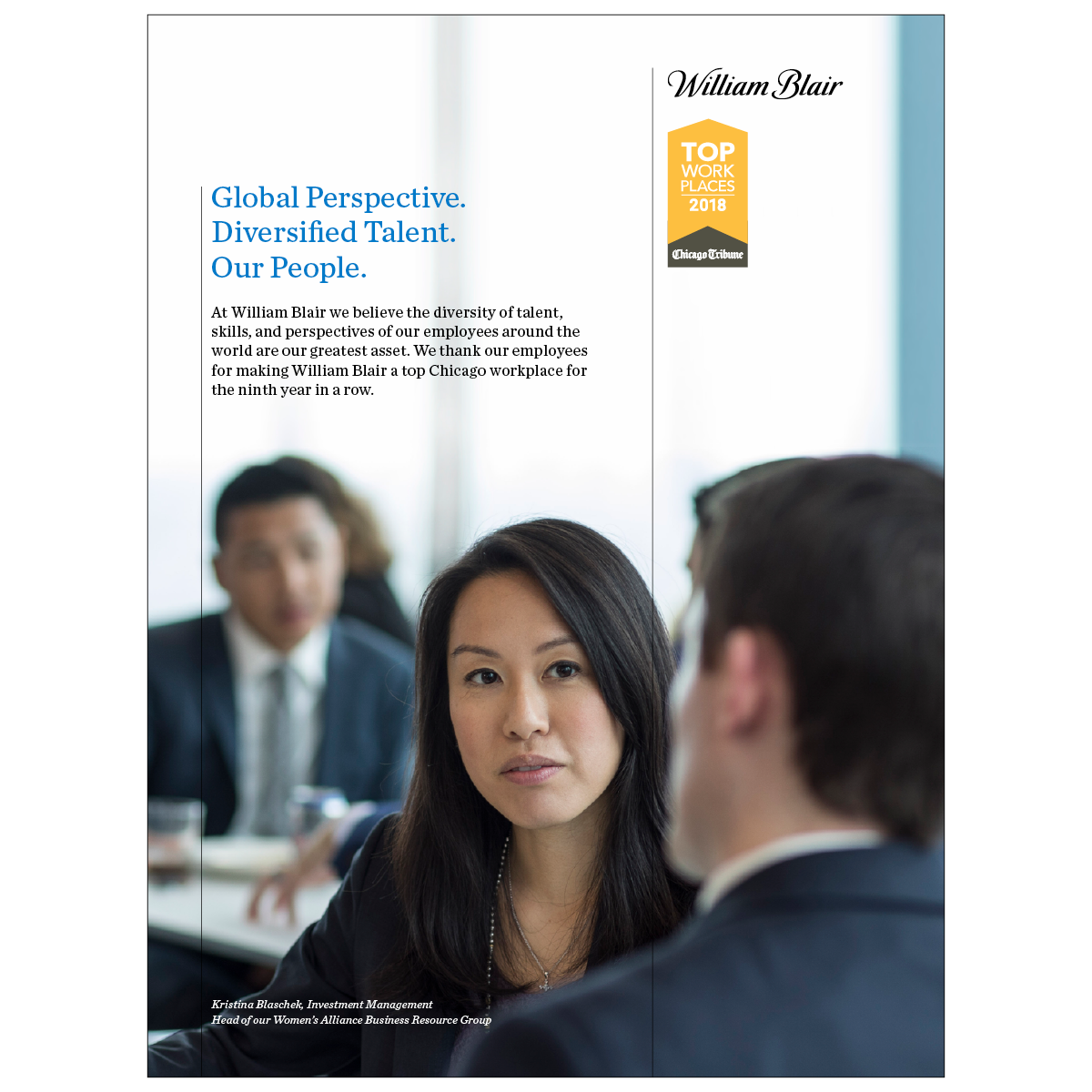 Chicago Tribune Top Workplaces 2018 print ad