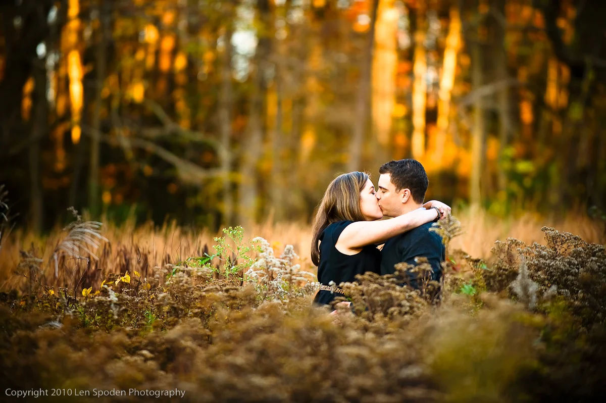Engagement Photograph at Meadowlark Gardens