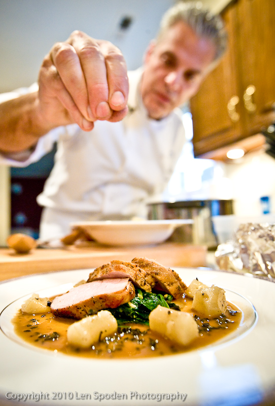Chef Eric Ripert Cooking