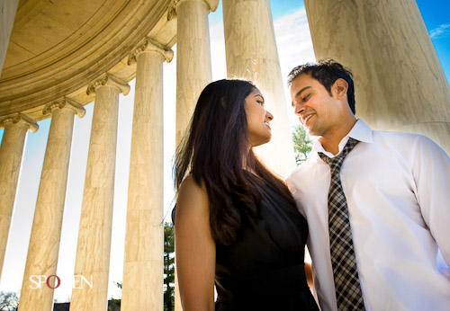 Washington DC Engagement Photographer at Georgetown Cupcake the Jefferson Memorial and Union Station
