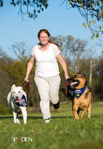 Herndon VA Woman and dog photographer