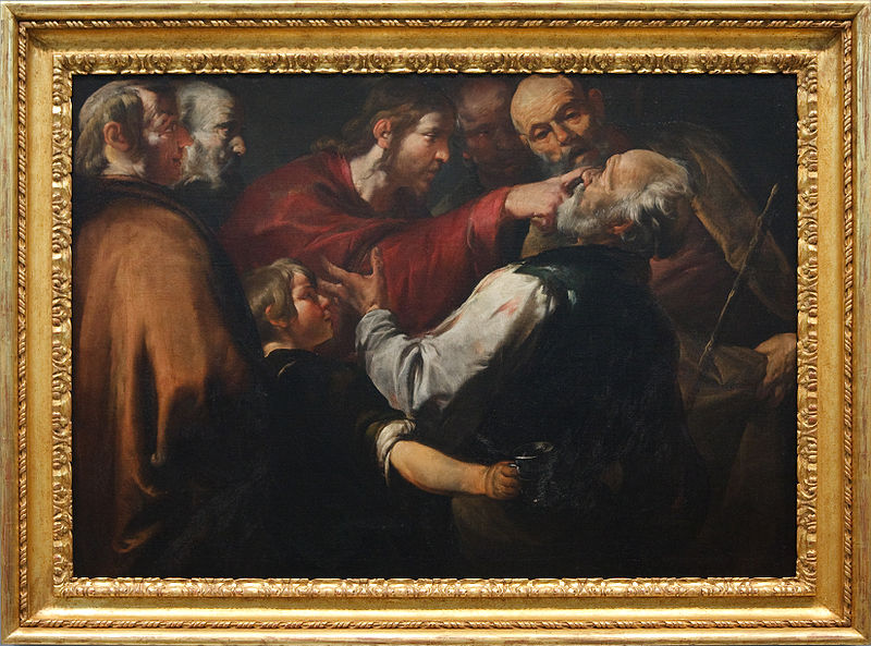 Gioacchino Asserto (ca. 1640) Christ Healing the Blind Man