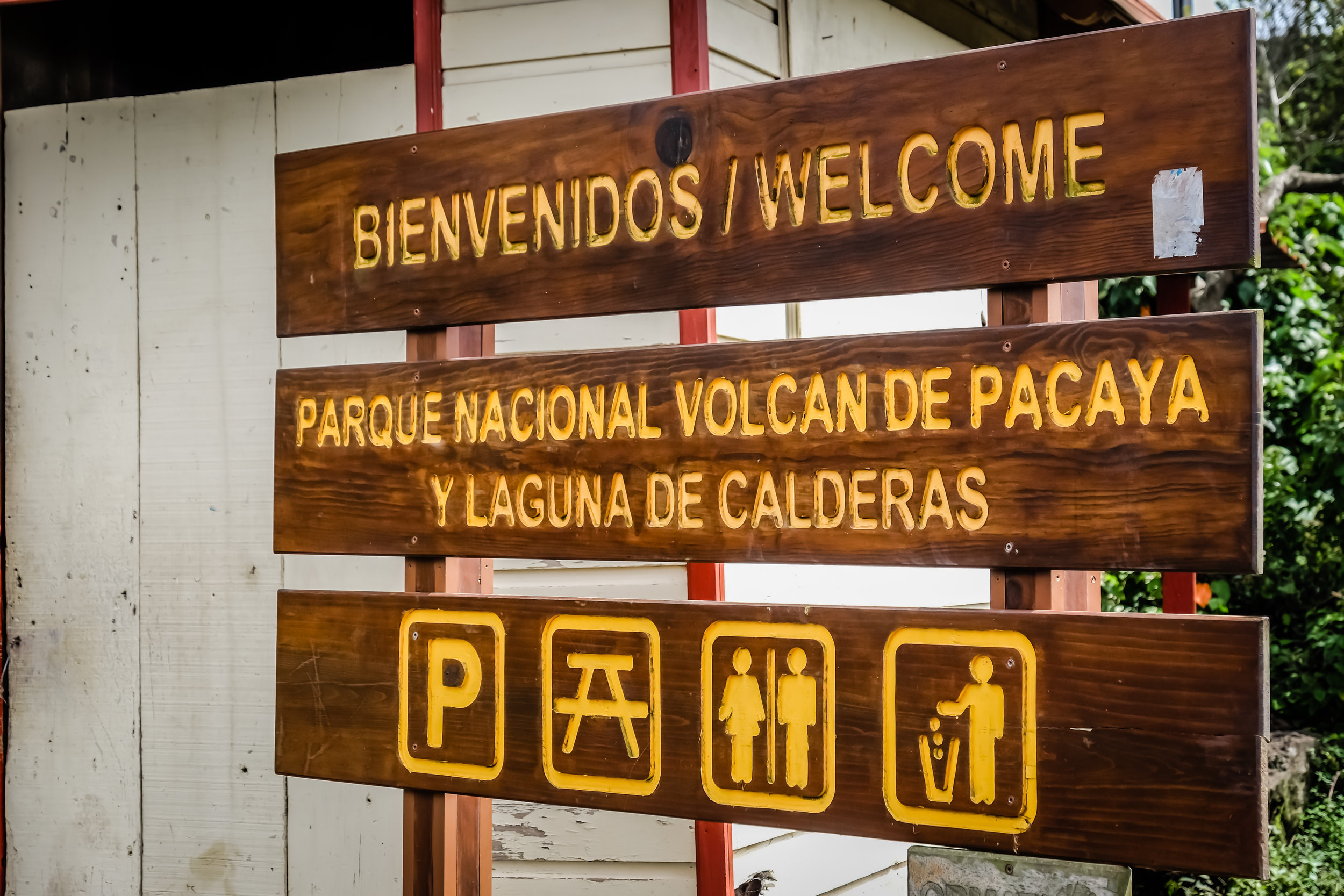 Bienvenidos, Parque National Volcán de Pacaya, Guatemala