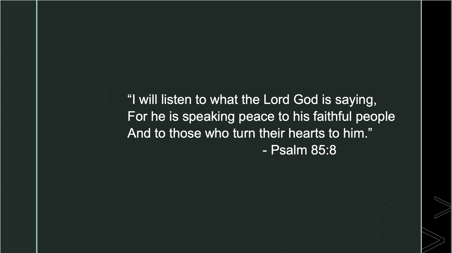 God Speaks Peace episode artwork