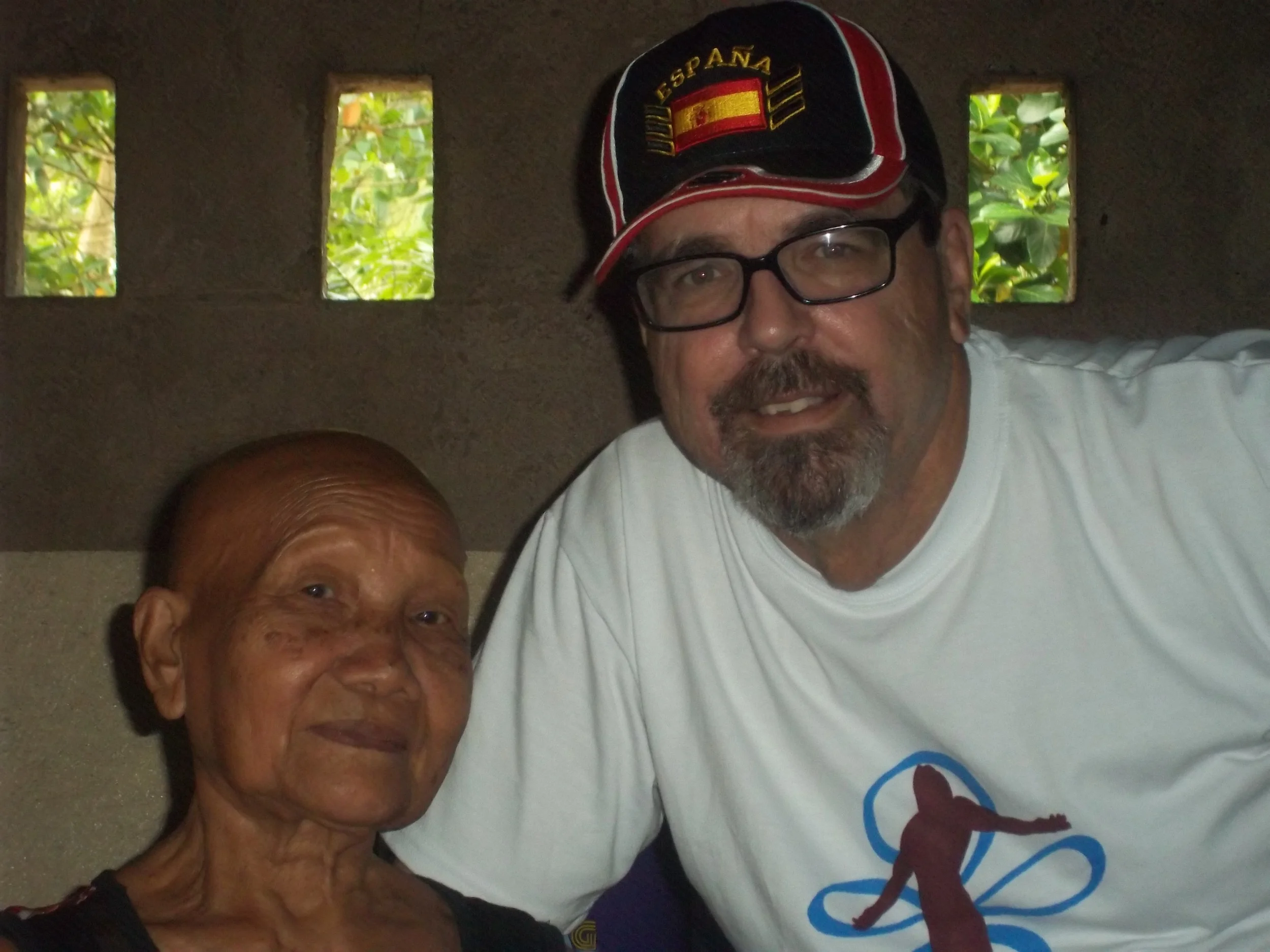   Whom adopted whom? Matt Riley and the matriarch of &nbsp;an adopted family who he met during his Peace Corps years.&nbsp;  