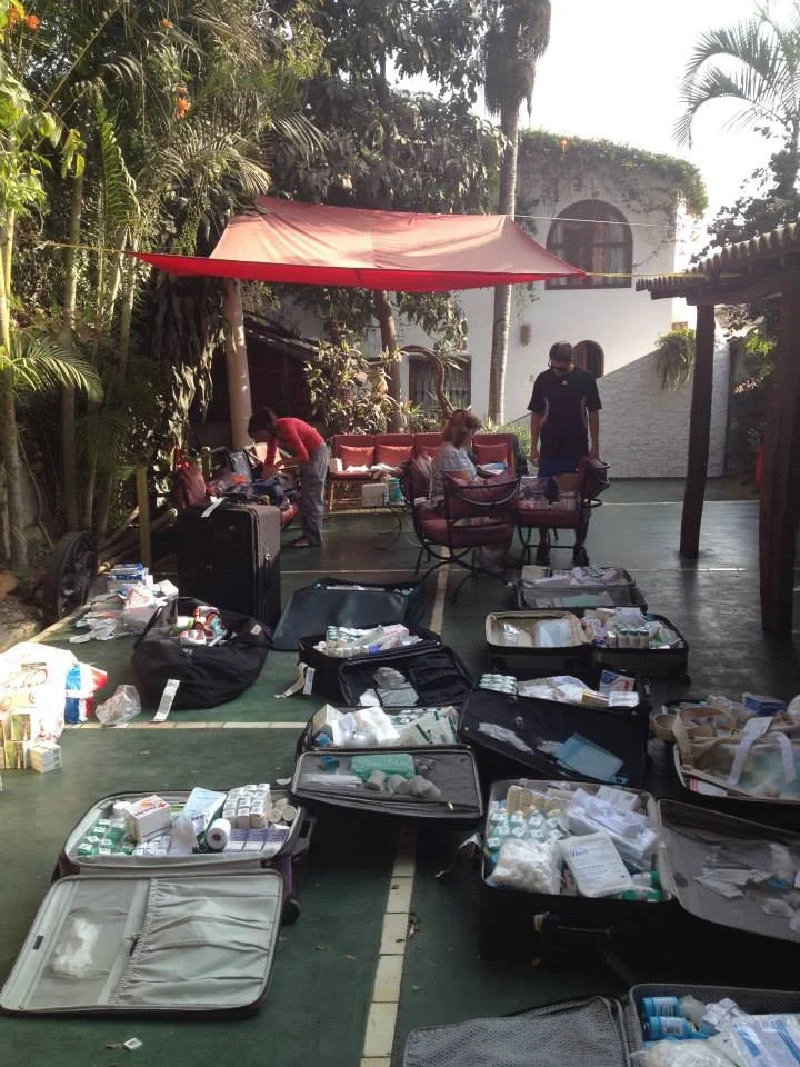 Folks thought med and supply organization would take just a couple of hours. It was a most-of-the-day affair.