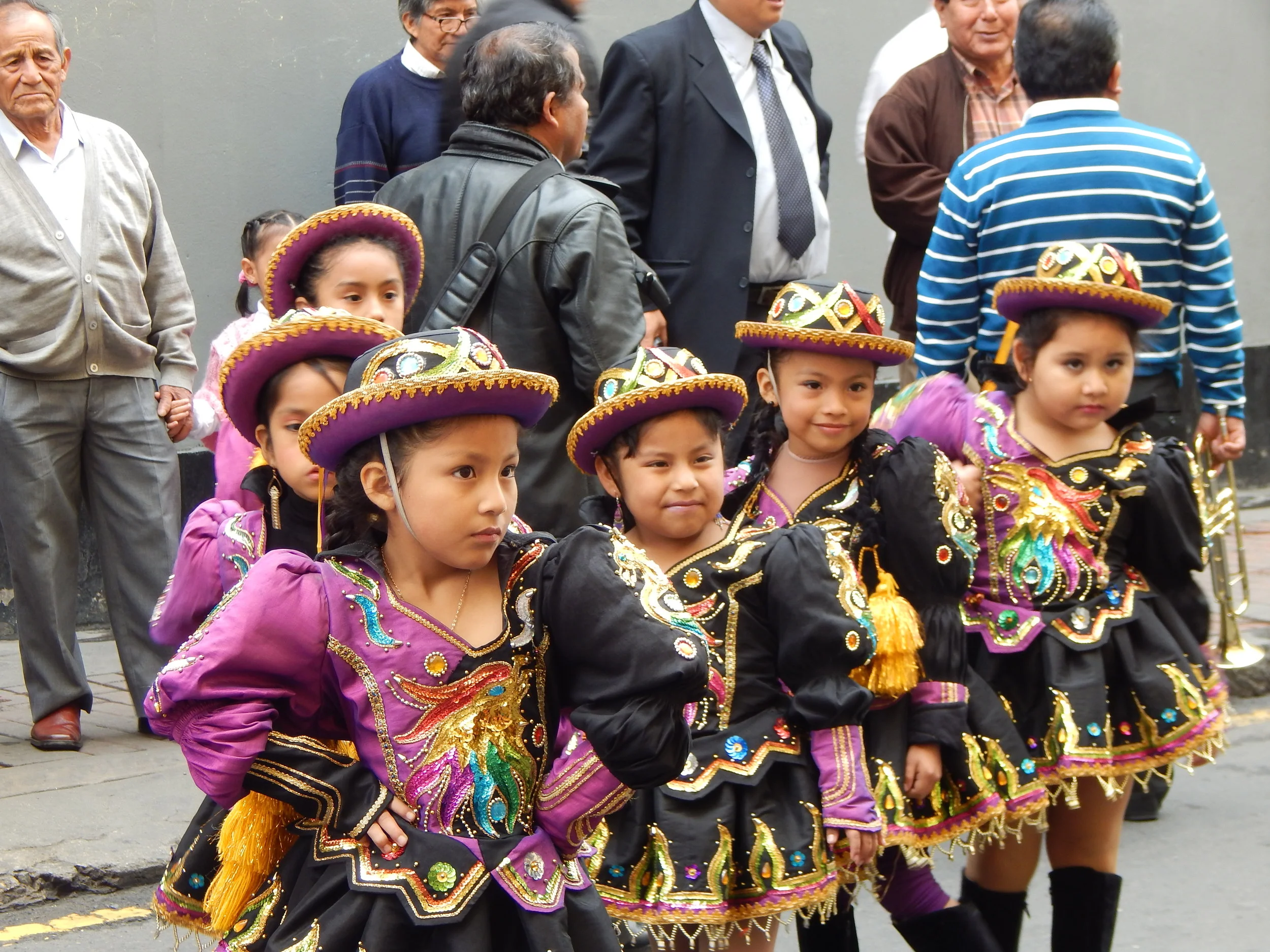 A parade in Lima on our day off