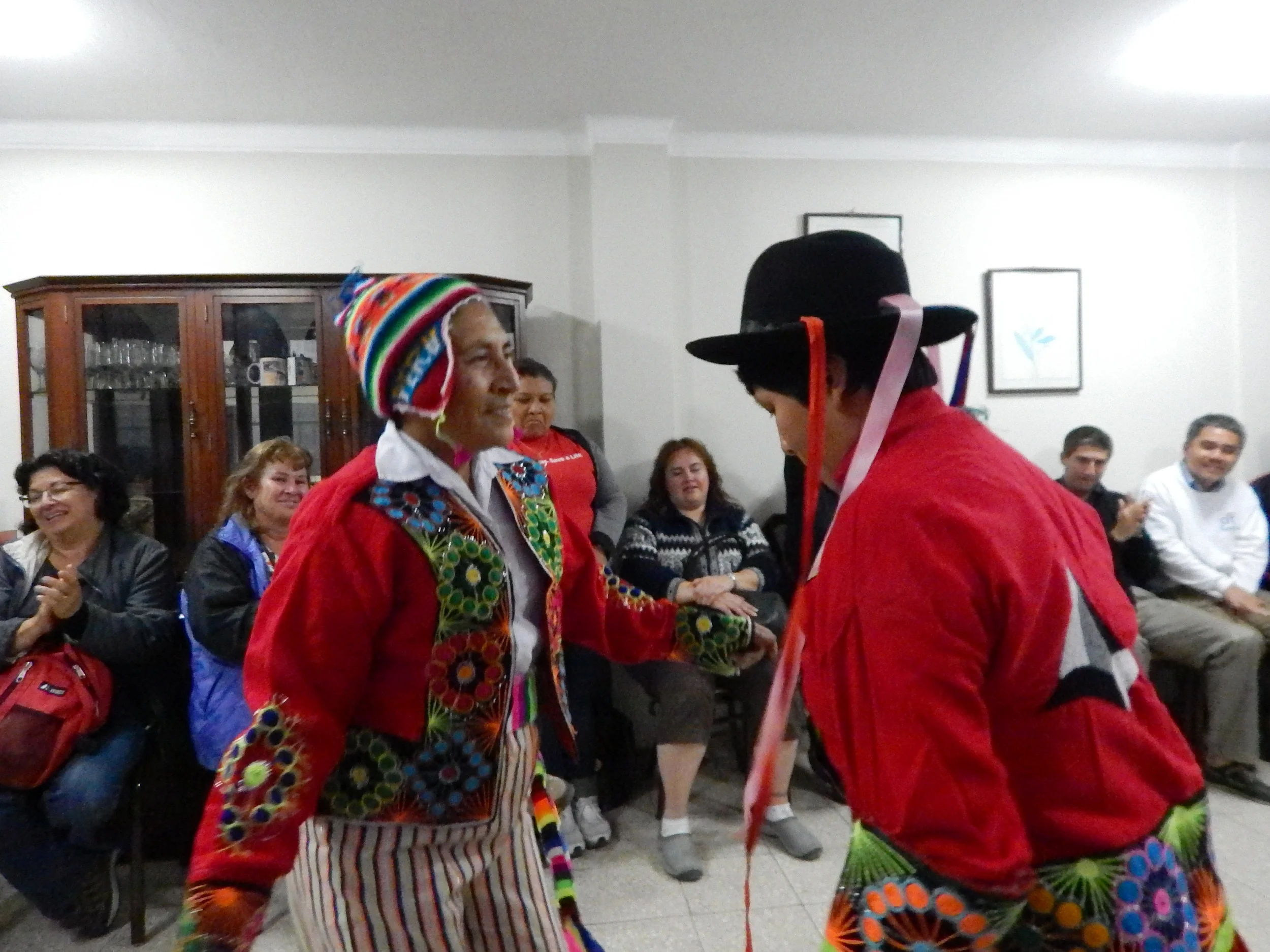 Sr. Gabby and Sr. Carmen surprised us with folkloric dance at the convent after our work with them was complete