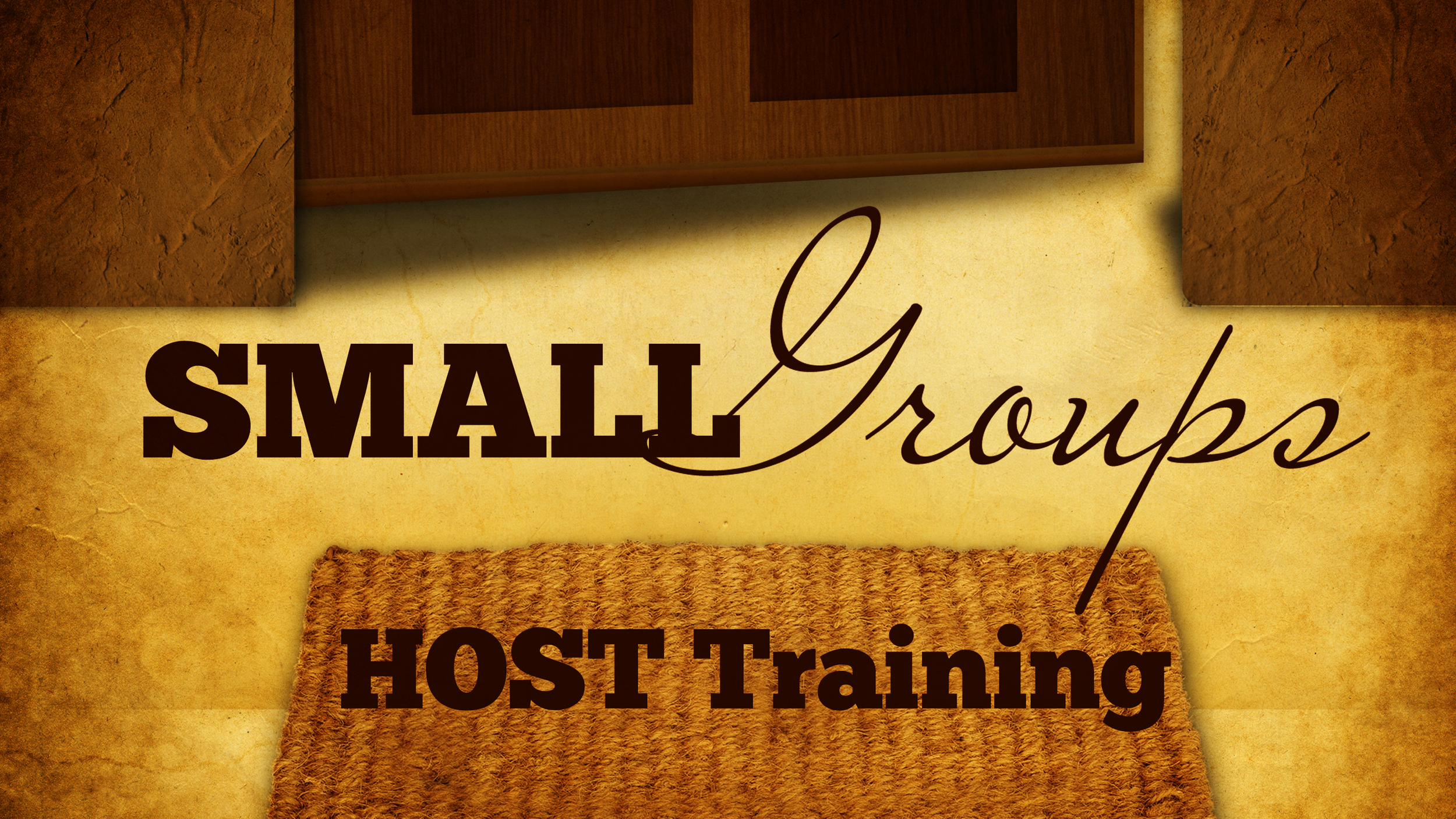 Small Group HOST Training
