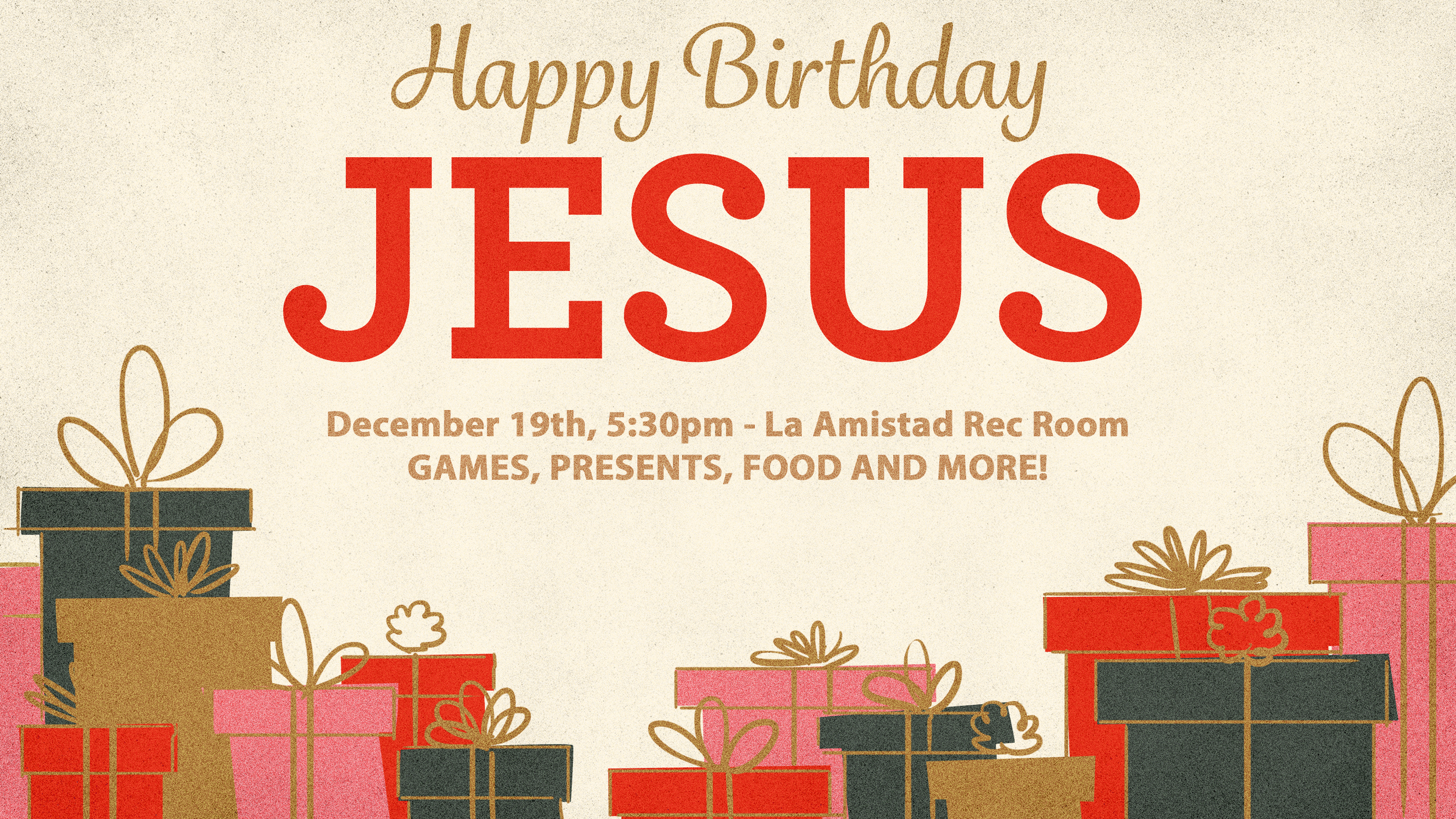 Happy Birthday Jesus Party