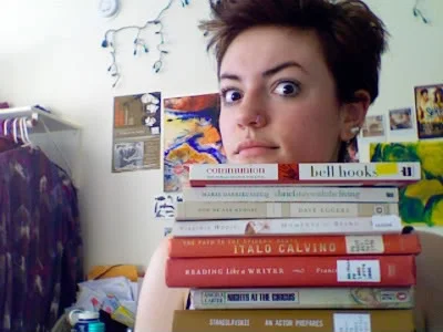 deranged writing face, circa 2010
