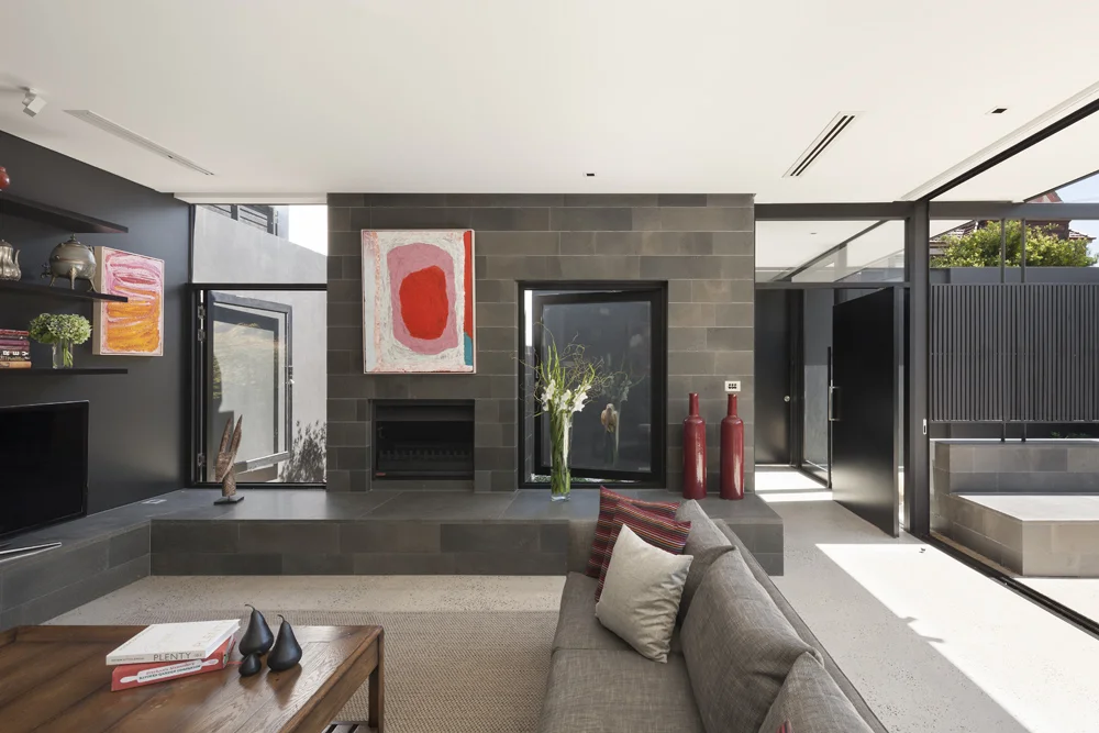 Toorak House. Living Room
