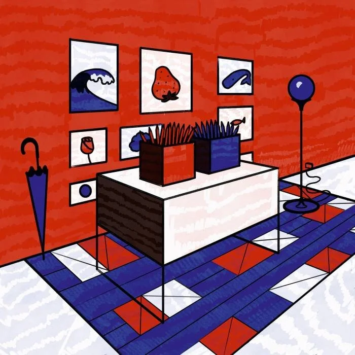 Red and Blue