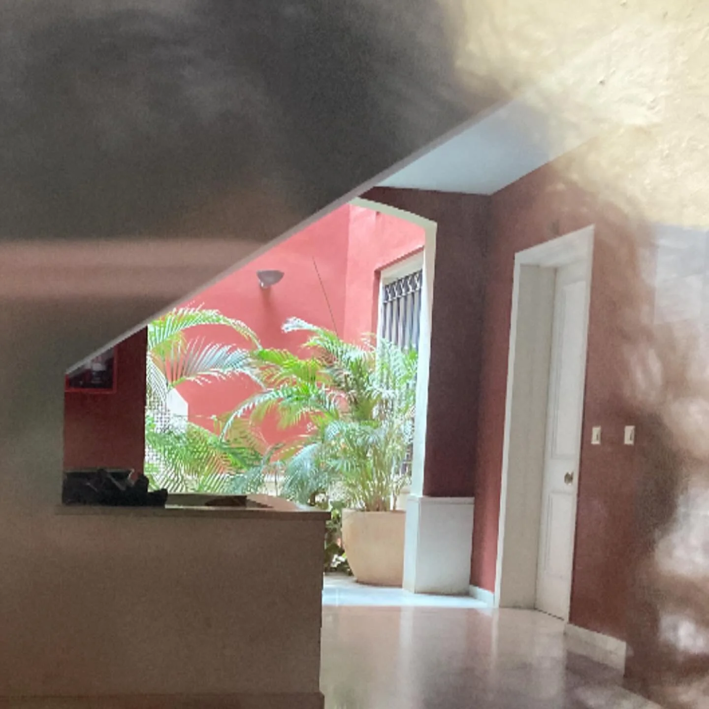 In Seville and the beauty is excessive. A fascinating study of door furniture may follow if you behave but quickly how's this for a casual courtyard