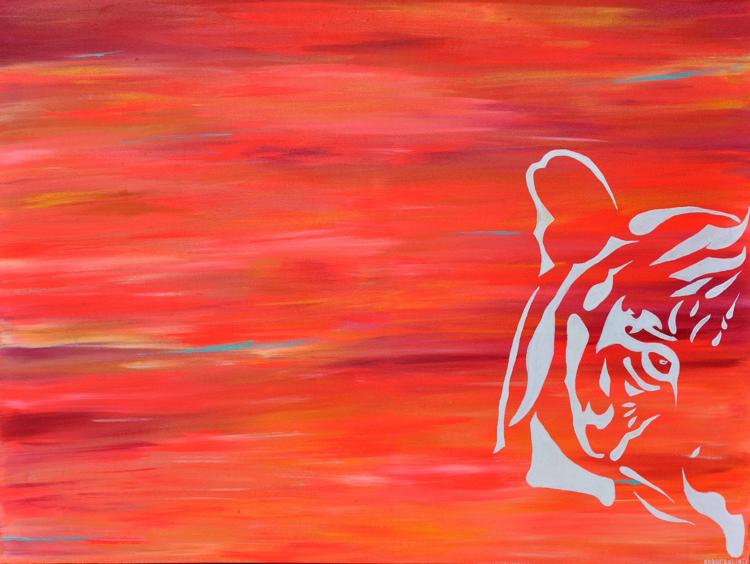 "Power" - 32x48 inch acrylic on canvas