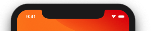 Cleaned up status bar on iPhone X, now using WiFi