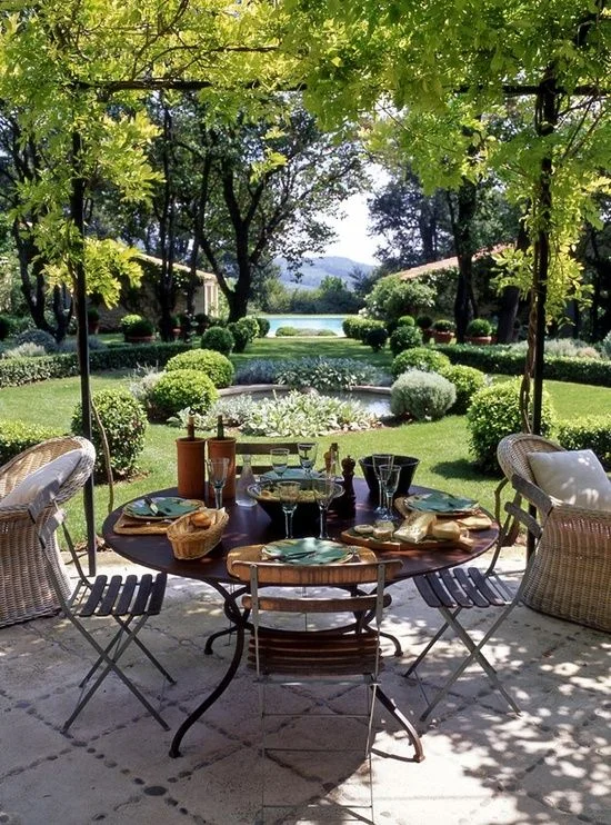 Designer Francois Catrox's garden...Photo Tim Clinch