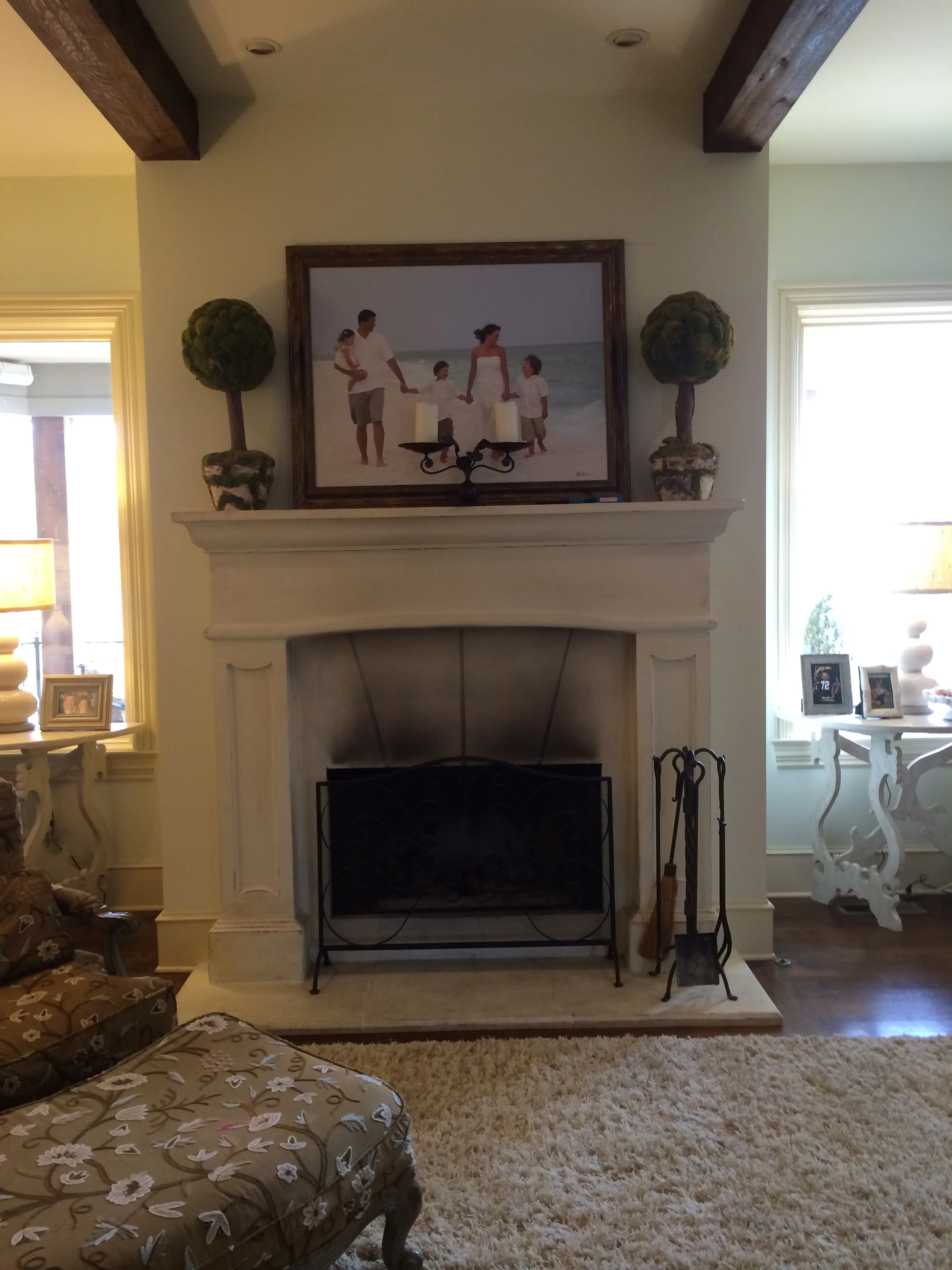 jillian harris fireplace on Interior Design Providence Design Blog