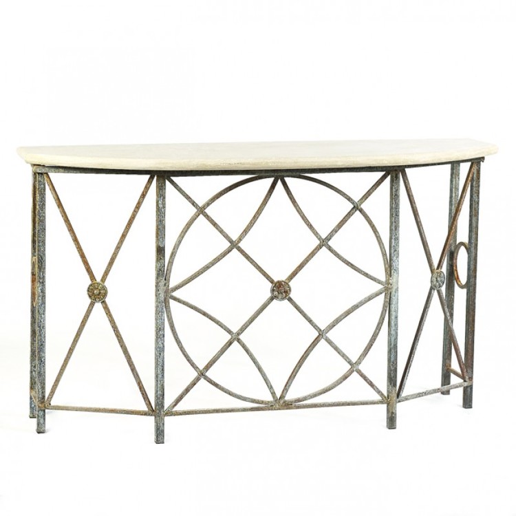 Diamond Demilune Console - $1,634